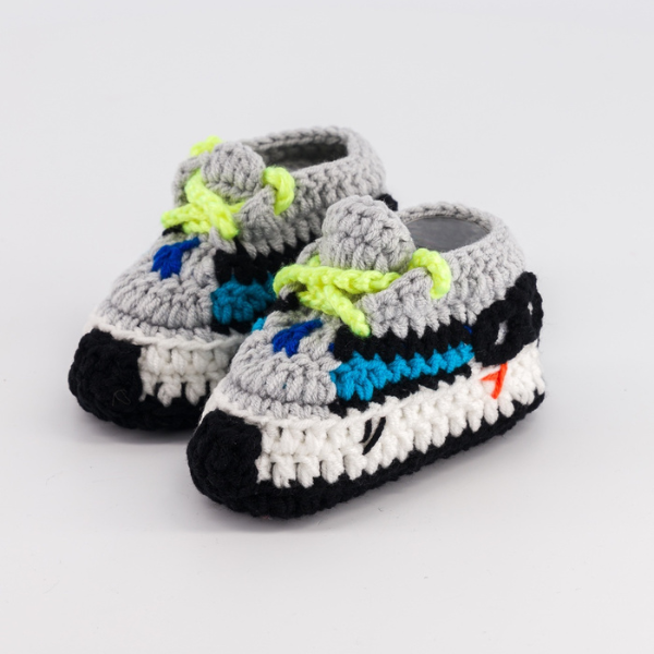 MiniKicks Crochet Sneakers - YZY Wave Runners