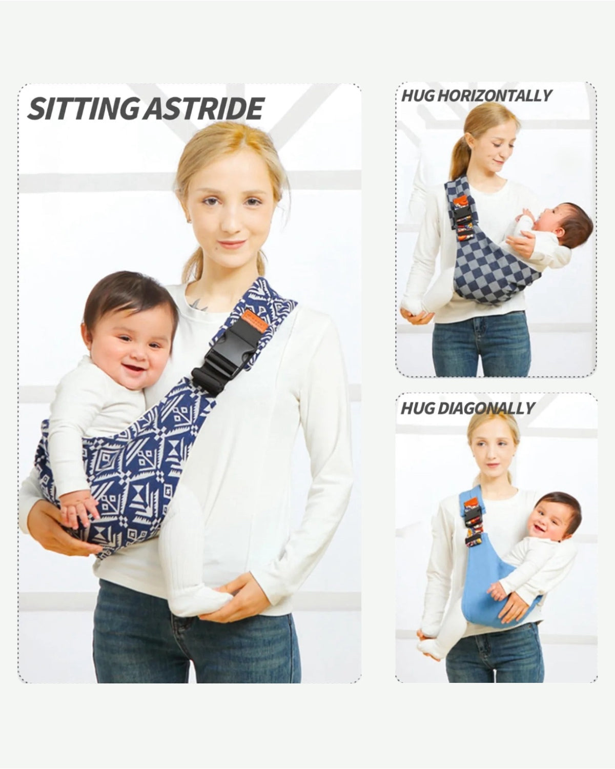 Baby Carry Sling™ - Adjustable Carrier - Hip Carrier