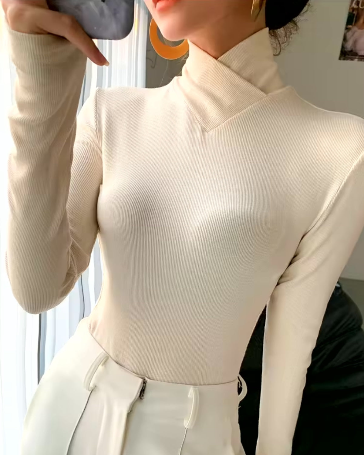 The Elegant™  High Collar Sweater