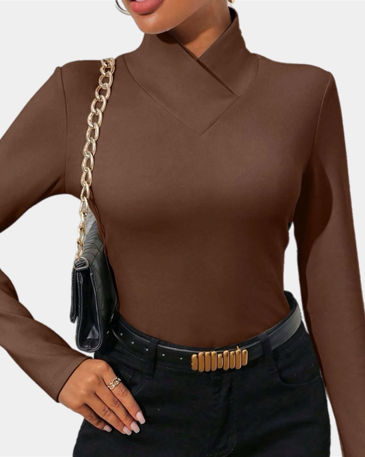 The Elegant™  High Collar Sweater