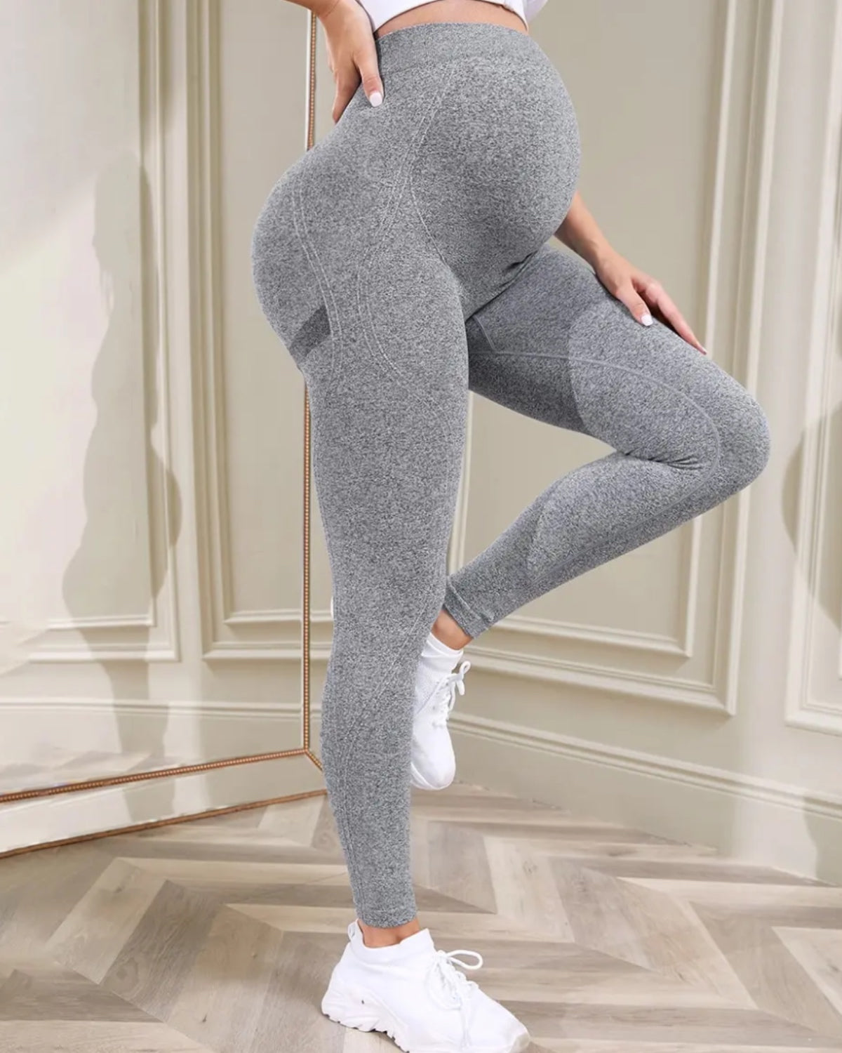 ActiveBump™ Grey Maternity Legging