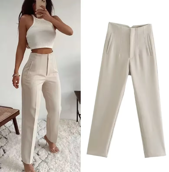 Sophia™ Tailored High-Waist Pants